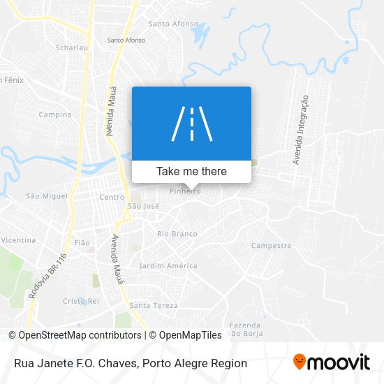 Rua Janete F.O. Chaves map