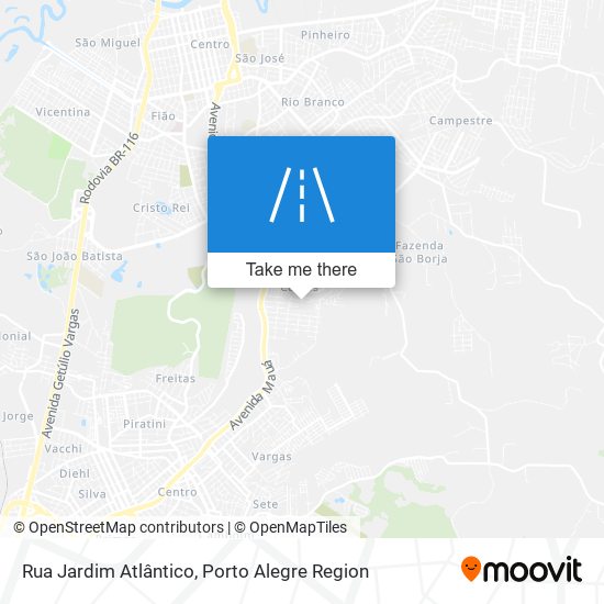 Rua Jardim Atlântico map