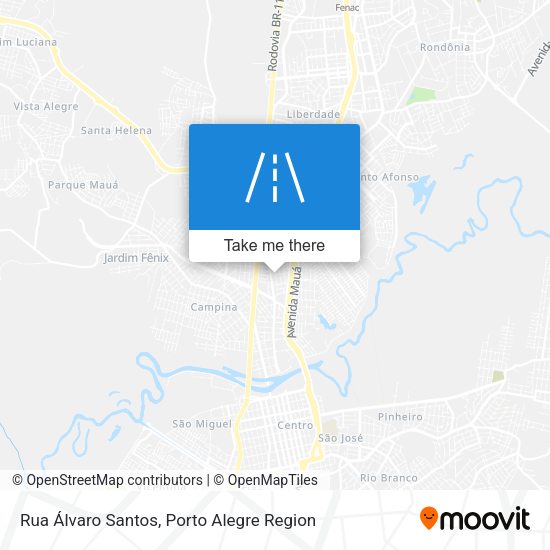 Rua Álvaro Santos map