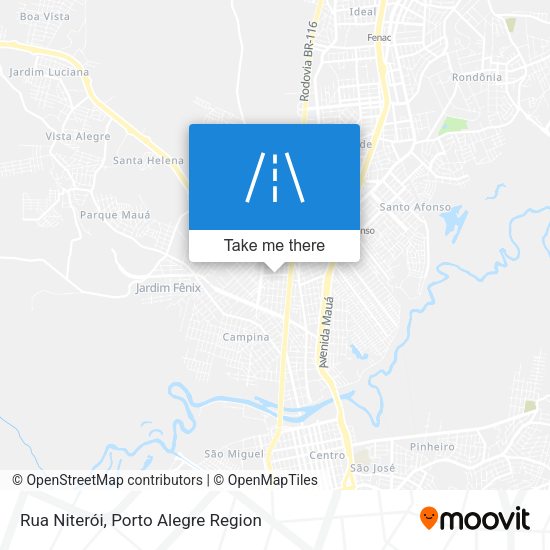 Rua Niterói map