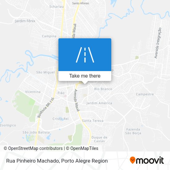 Rua Pinheiro Machado map