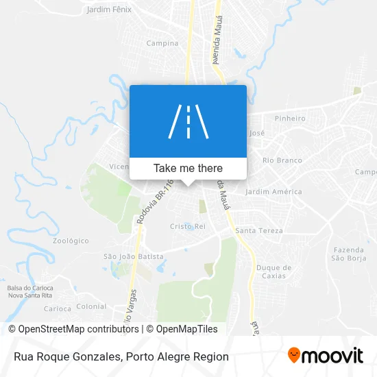 Rua Roque Gonzales map