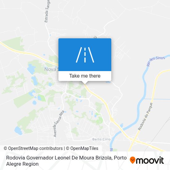 Rodovia Governador Leonel De Moura Brizola map