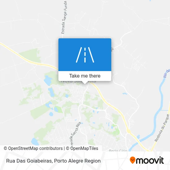 Rua Das Goiabeiras map