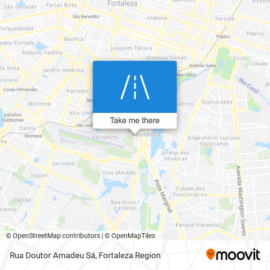 Mapa Rua Doutor Amadeu Sá