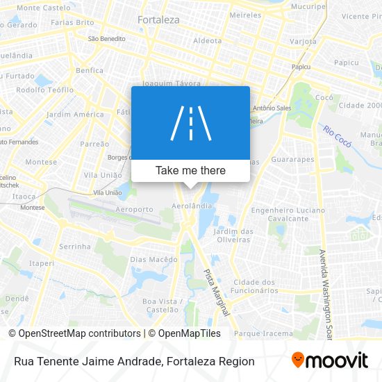 Rua Tenente Jaime Andrade map
