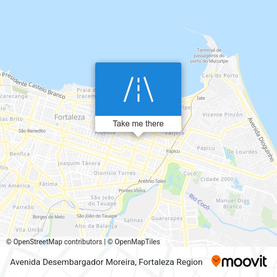 Avenida Desembargador Moreira map