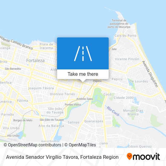 Avenida Senador Virgílio Távora map