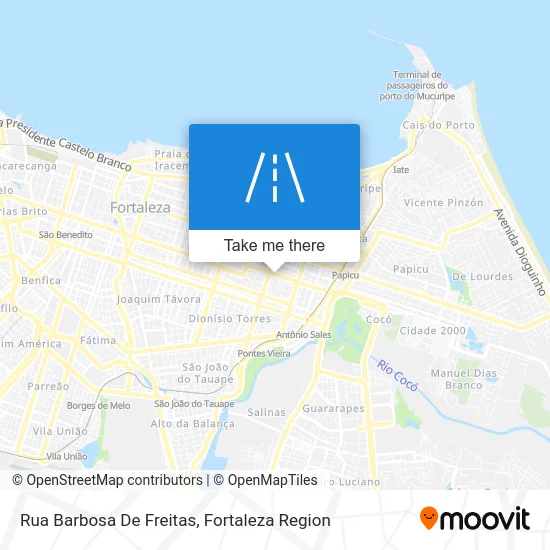 Rua Barbosa De Freitas map