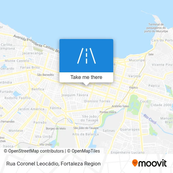 Rua Coronel Leocádio map