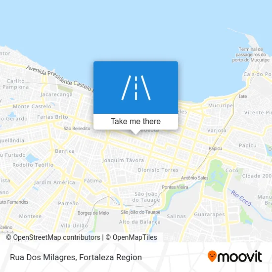 Rua Dos Milagres map