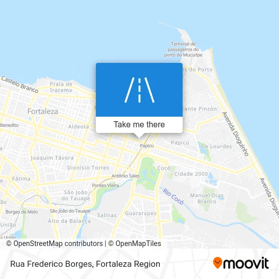 Rua Frederico Borges map