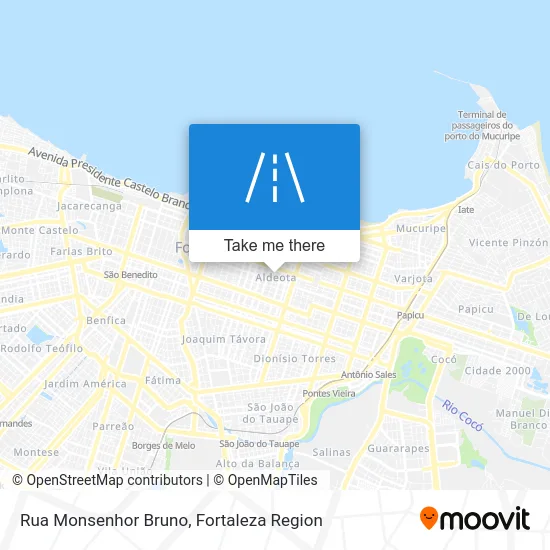 Rua Monsenhor Bruno map