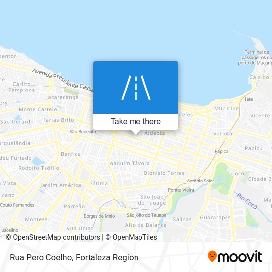 Rua Pero Coelho map