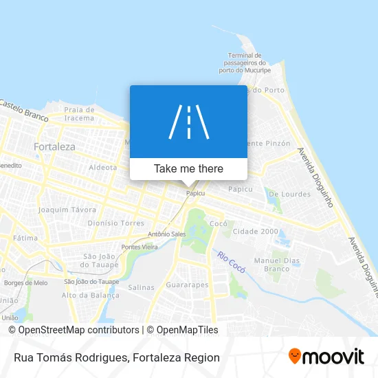 Rua Tomás Rodrigues map