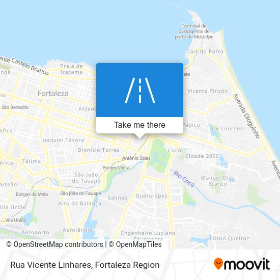 Rua Vicente Linhares map