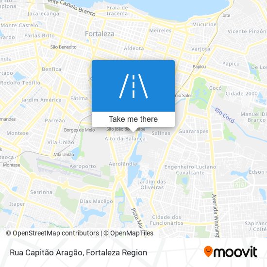 Rua Capitão Aragão map