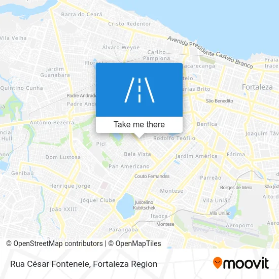 Rua César Fontenele map