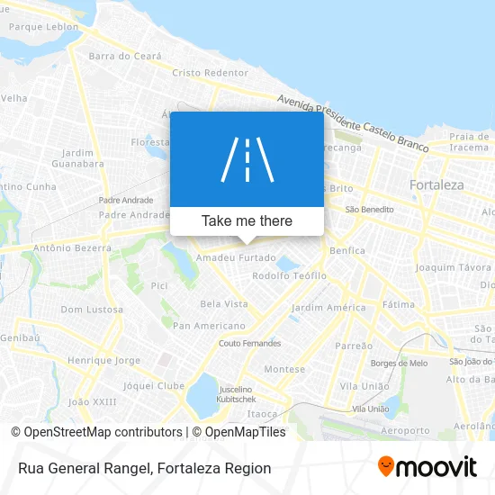Rua General Rangel map