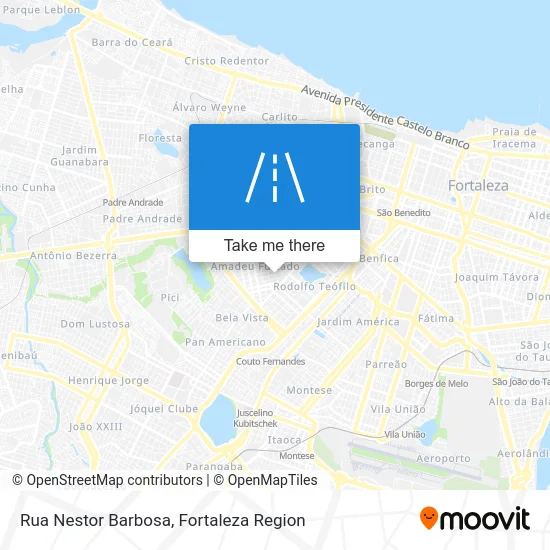 Rua Nestor Barbosa map