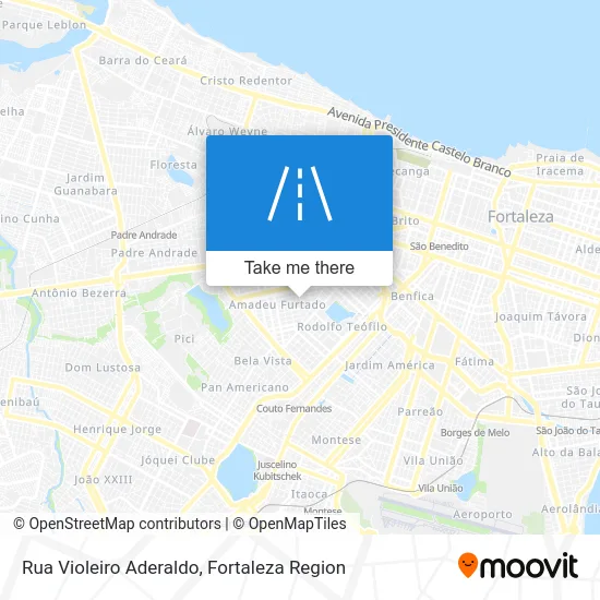 Rua Violeiro Aderaldo map