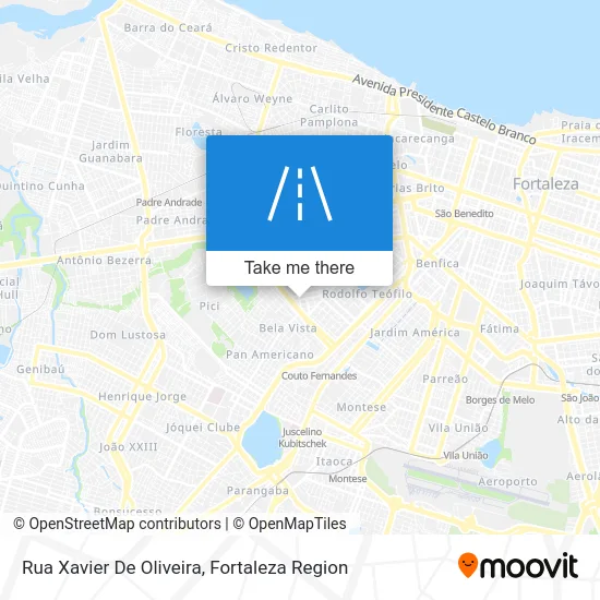 Rua Xavier De Oliveira map
