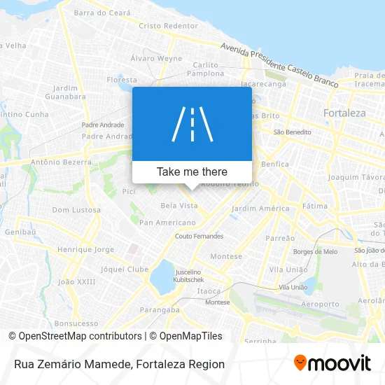 Rua Zemário Mamede map