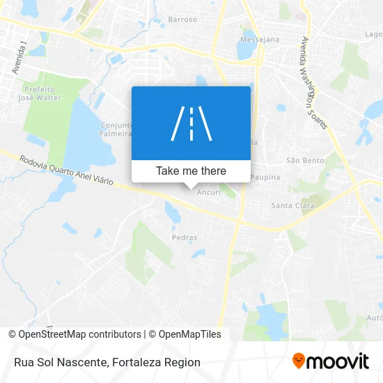 Rua Sol Nascente map
