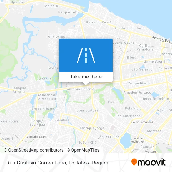 Rua Gustavo Corrêa Lima map