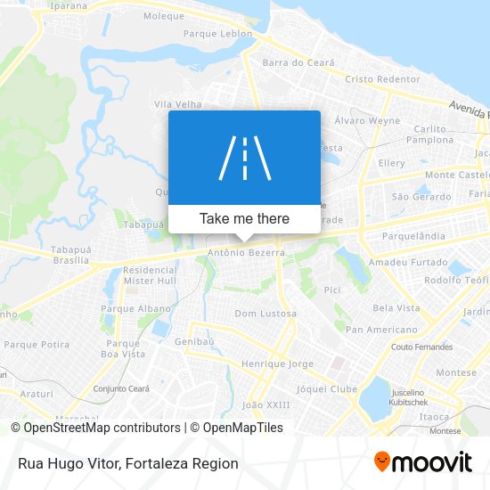 Rua Hugo Vitor map