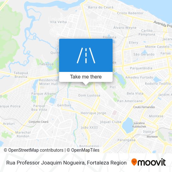 Rua Professor Joaquim Nogueira map