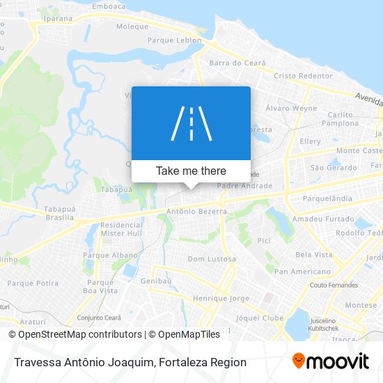 Travessa Antônio Joaquim map