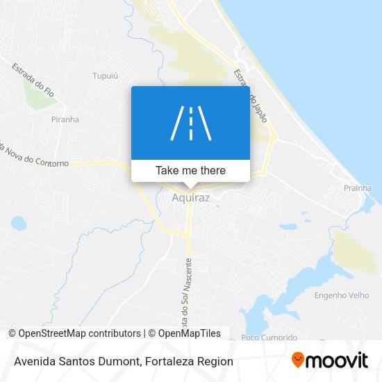 Avenida Santos Dumont map