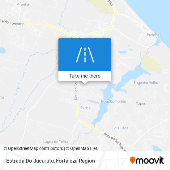 Estrada Do Jucurutu map