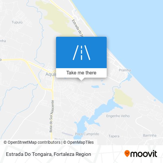 Mapa Estrada Do Tongaira