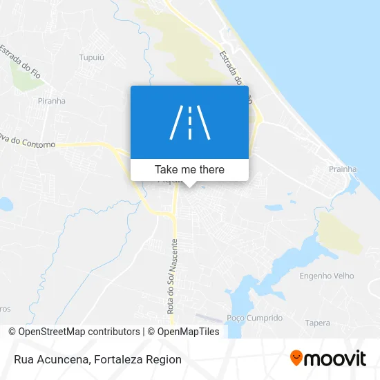 Rua Acuncena map