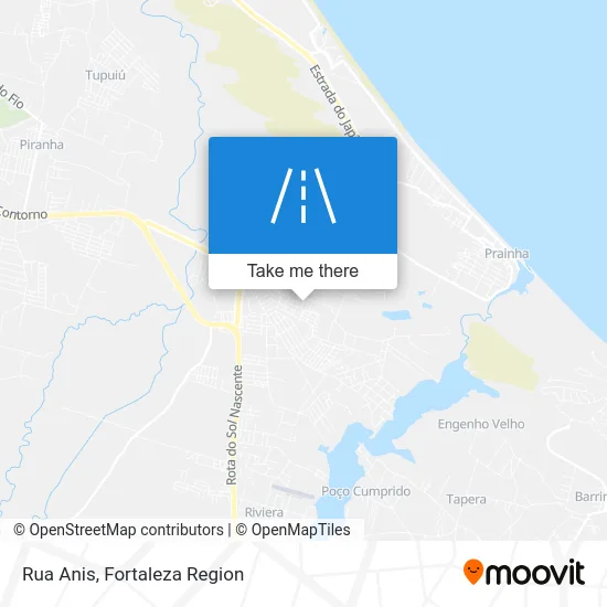 Rua Anis map