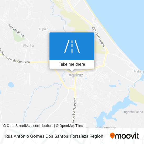 Rua Antônio Gomes Dos Santos map