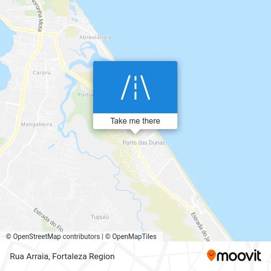 Rua Arraia map