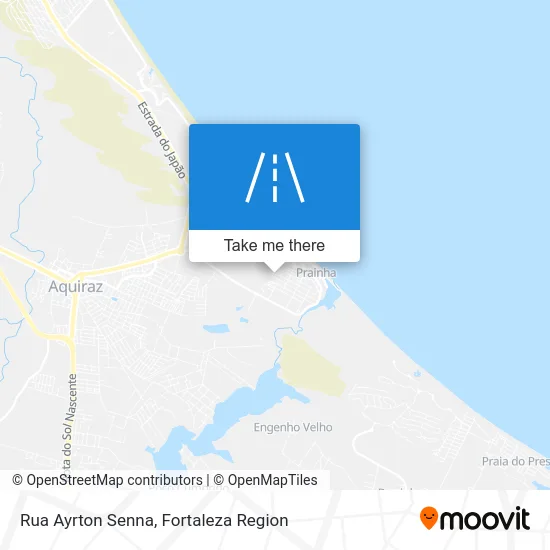 Rua Ayrton Senna map