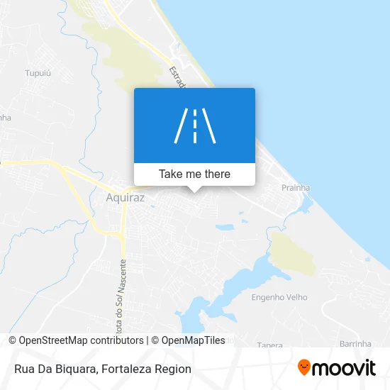 Rua Da Biquara map