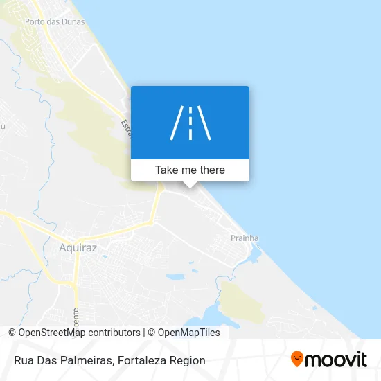 Rua Das Palmeiras map