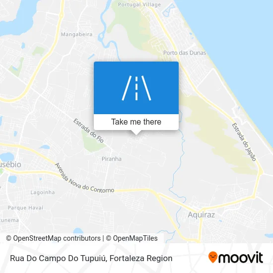 Rua Do Campo Do Tupuiú map