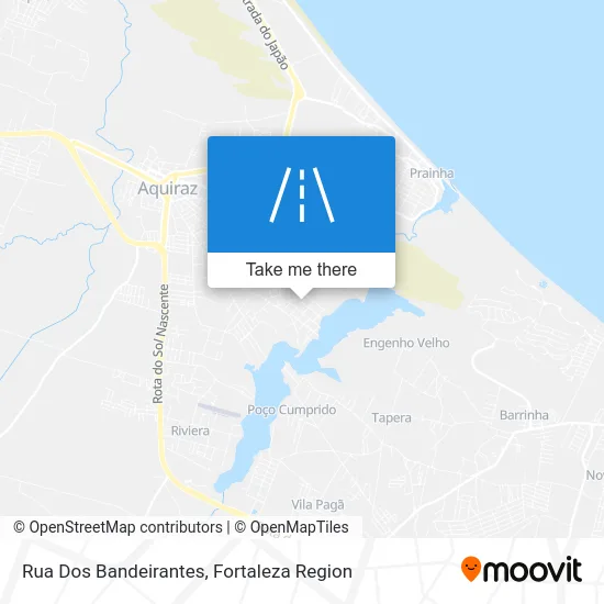Rua Dos Bandeirantes map