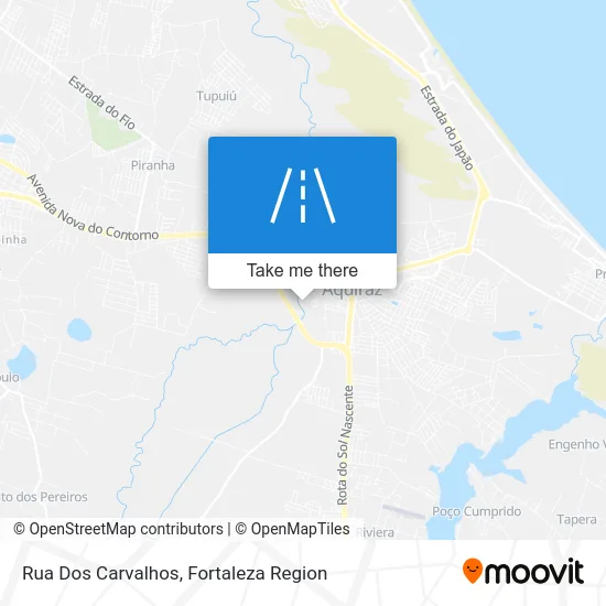 Rua Dos Carvalhos map