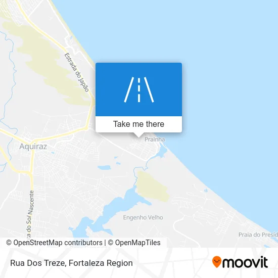 Rua Dos Treze map
