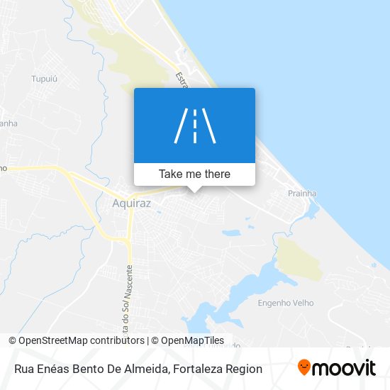 Mapa Rua Enéas Bento De Almeida