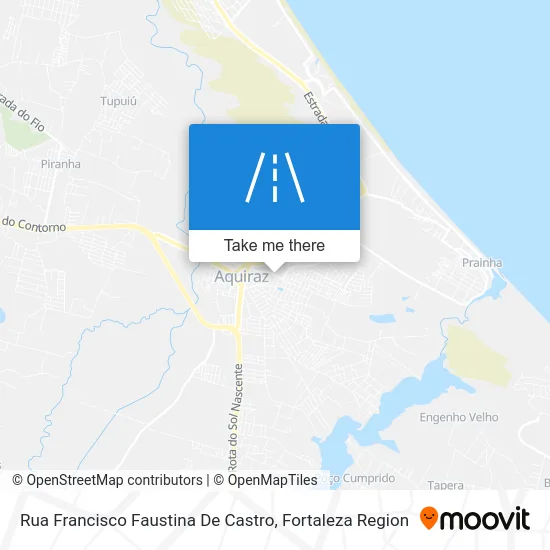 Rua Francisco Faustina De Castro map