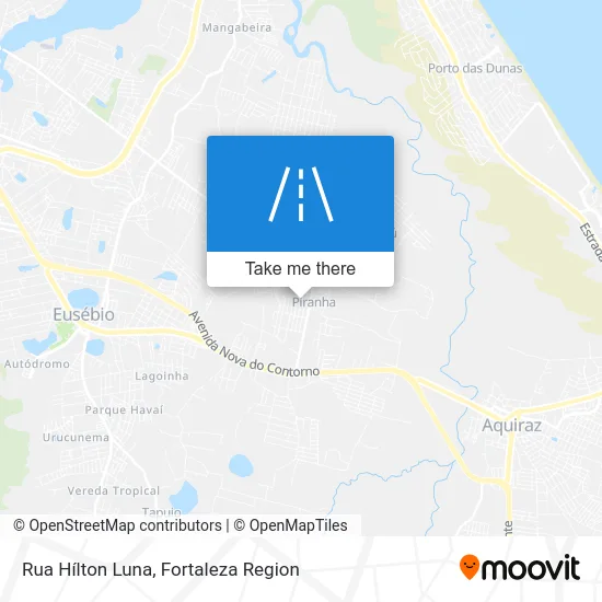 Rua Hílton Luna map