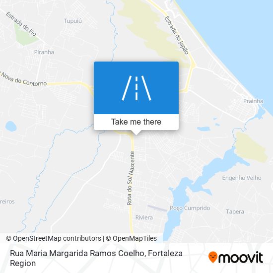 Mapa Rua Maria Margarida Ramos Coelho